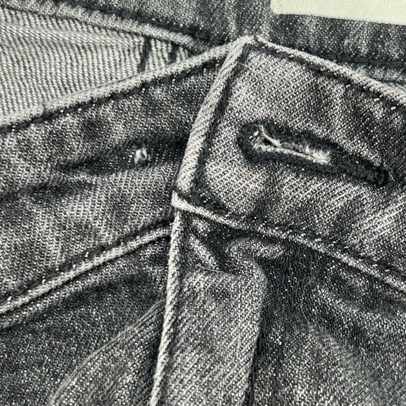 Pilcro and The Letterpress Black Slim Boyfriend Rough Hem Jeans Size 31 Women's - Picture 6 of 7